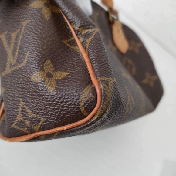 Louis Vuitton Monogram  Mini Speedy Hand Bag Purse Old - Picture 13 of 16